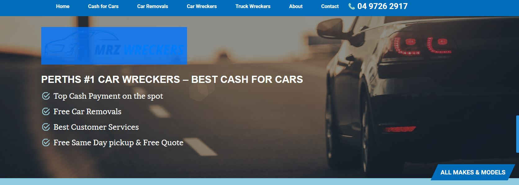 MRZ Car Wreckers Perth - Cash For Cars